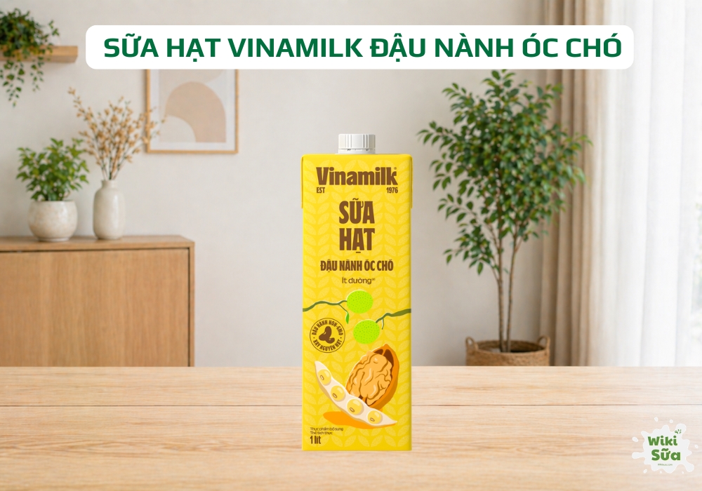 sữa hạt vinamilk đậu nành óc chó