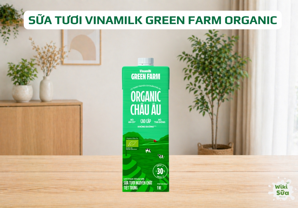 sữa tươi vinamilk green farm organic