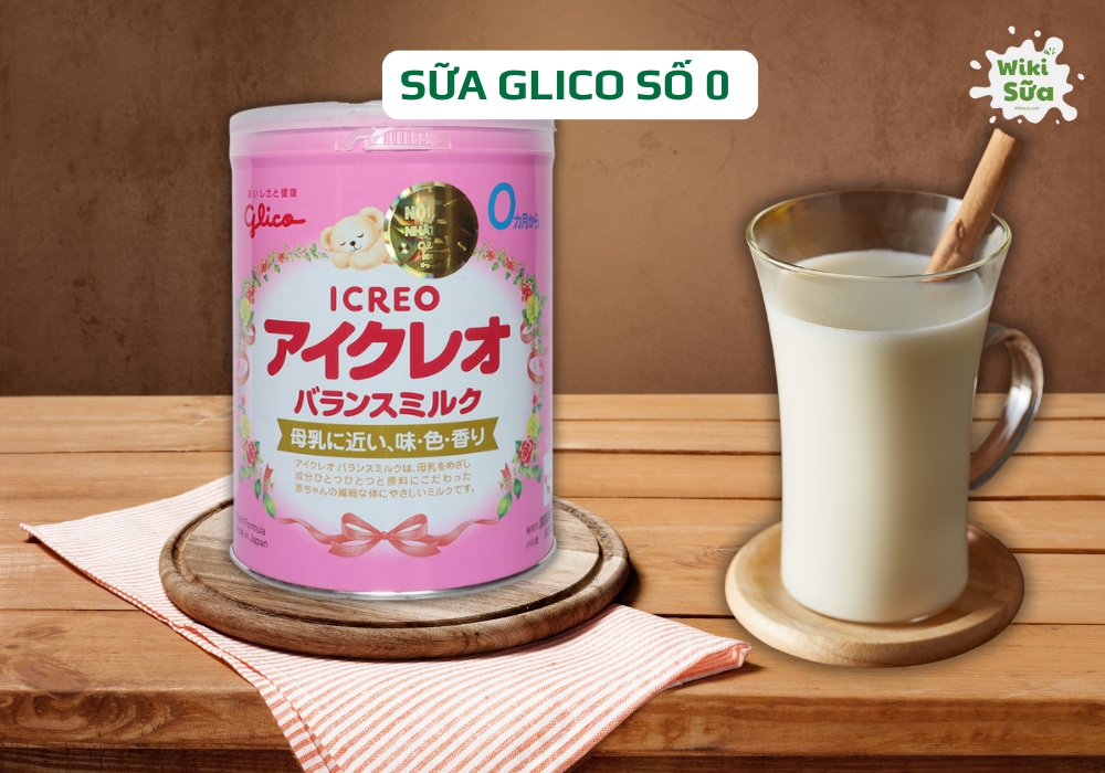 Sữa Glico số 0 cho trẻ từ 0-12 tháng tuổi