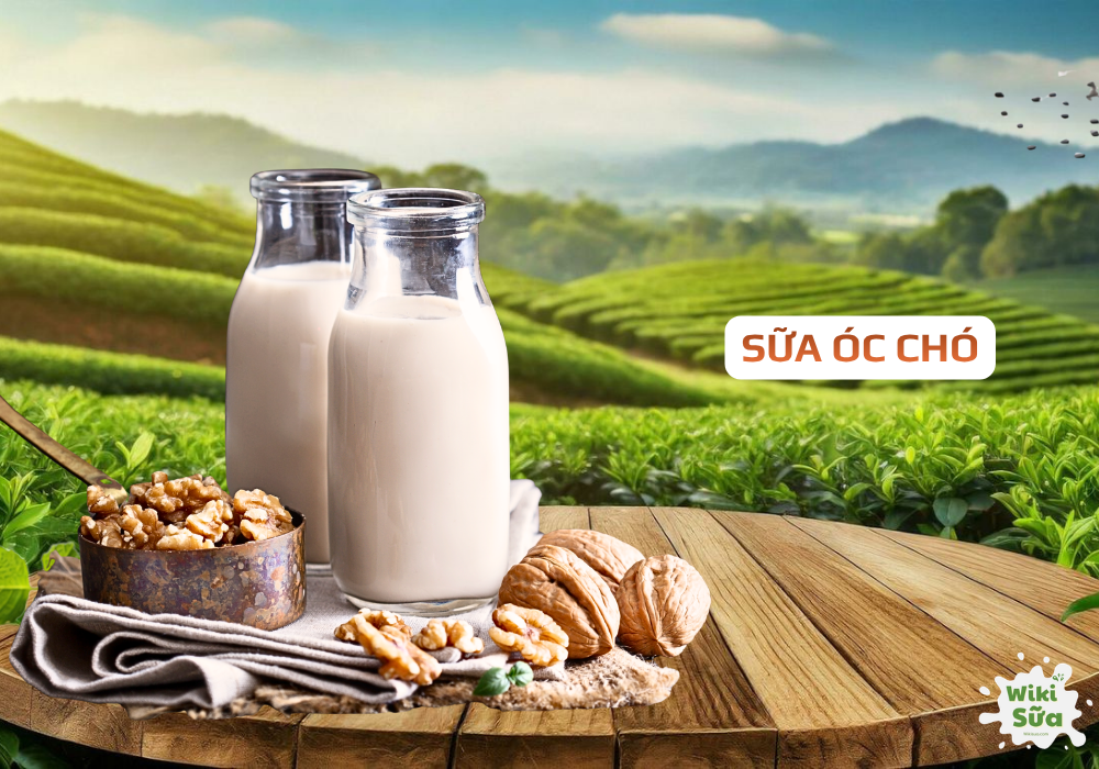 Sữa óc chó – tăng chất lượng sữa mẹ, tốt cho trí não bé