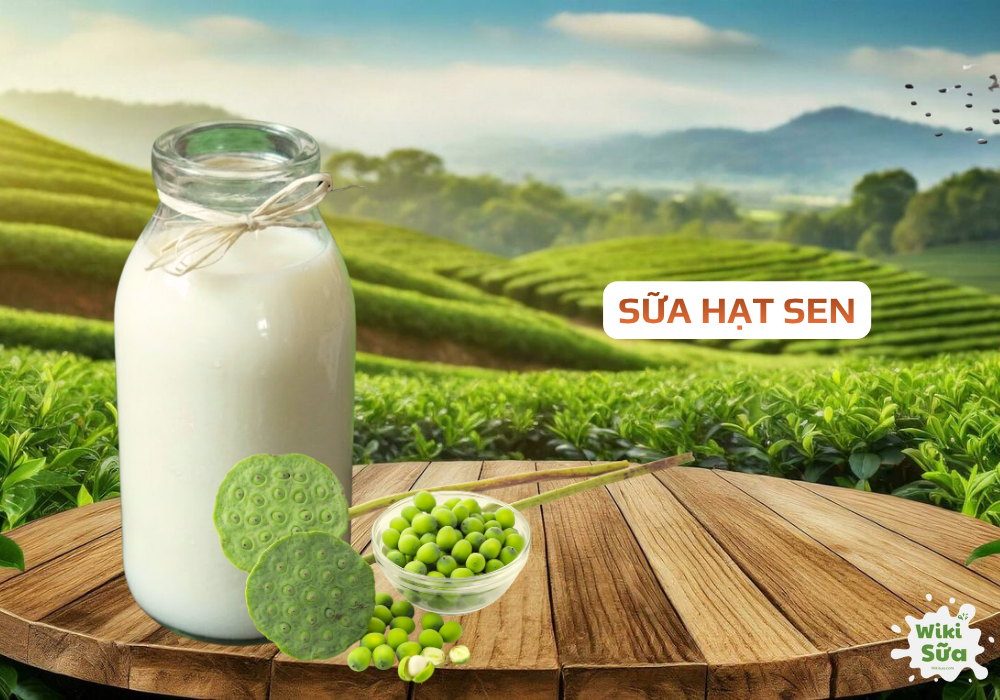 Sữa hạt sen – hỗ trợ ngủ ngon, giảm căng thẳng  (Nguồn: Wiki Sữa)