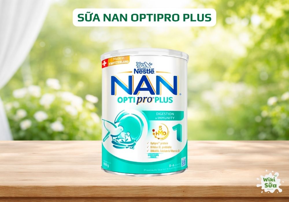 sữa  a  optipro plus hỗ trợ tiêu hóa và tăng cường miễn dịch cho bé