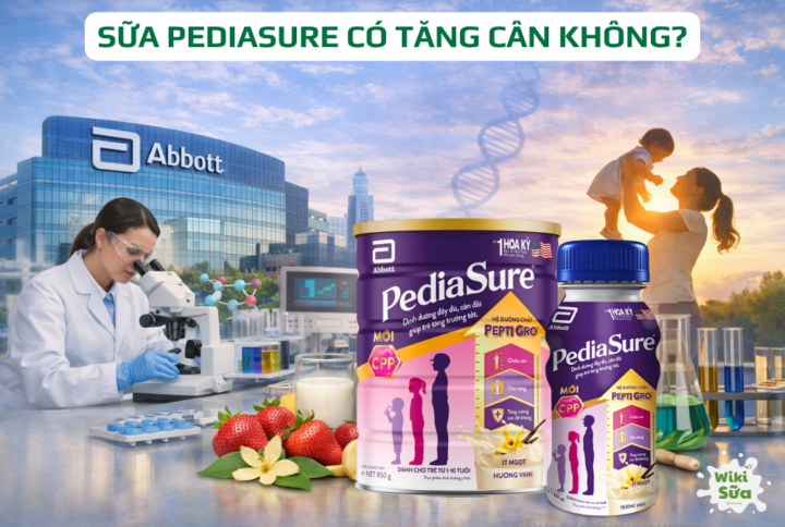 sữa pediasure có tăng cân không
