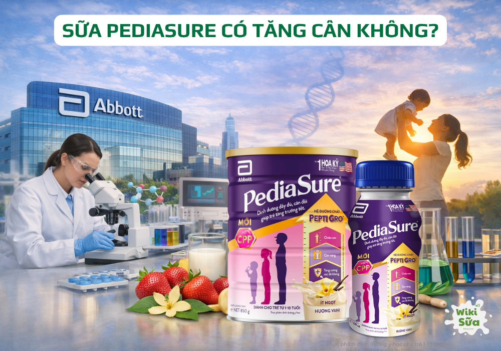 sữa pediasure có tăng cân không