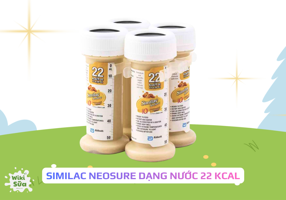 Similac Neosure dạng nước 22 kcal - lựa chọn chuyên biệt giúp trẻ sinh non tăng cân nhanh, hấp thu tốt 