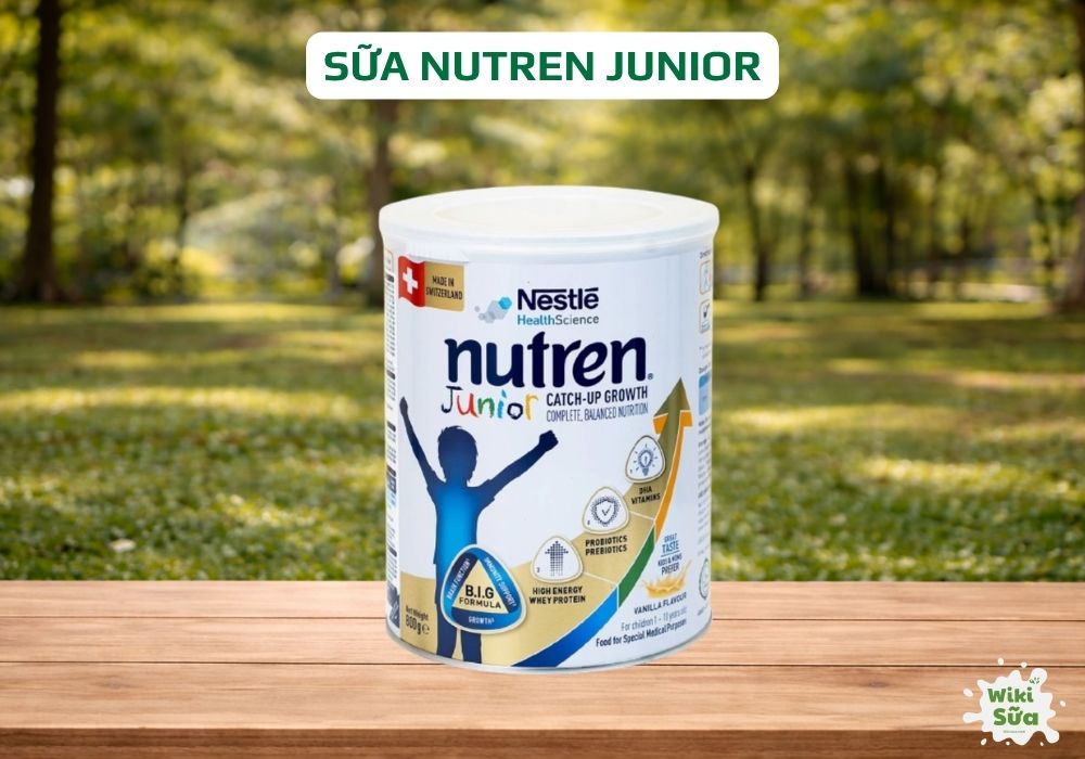 Nutren Junior - sữa tăng cân cho trẻ 10 tuổi