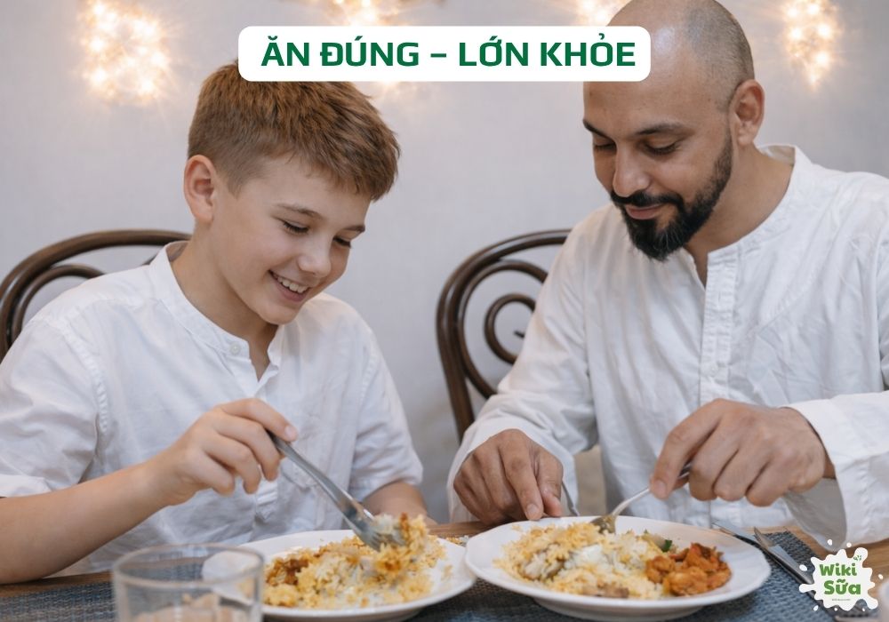 chế độ dinh dưỡng cho trẻ 10 tuổi