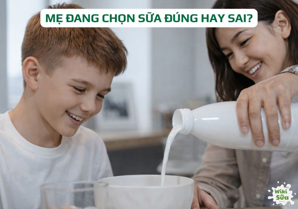 những sai lầm thường gặp khi sử dụng sữa tăng cân
