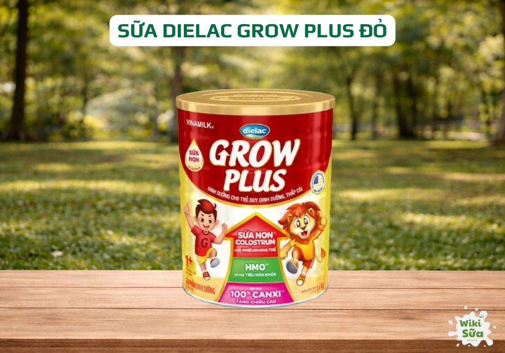  Dielac Grow Plus đỏ - sữa tăng cân cho trẻ 10 tuổi