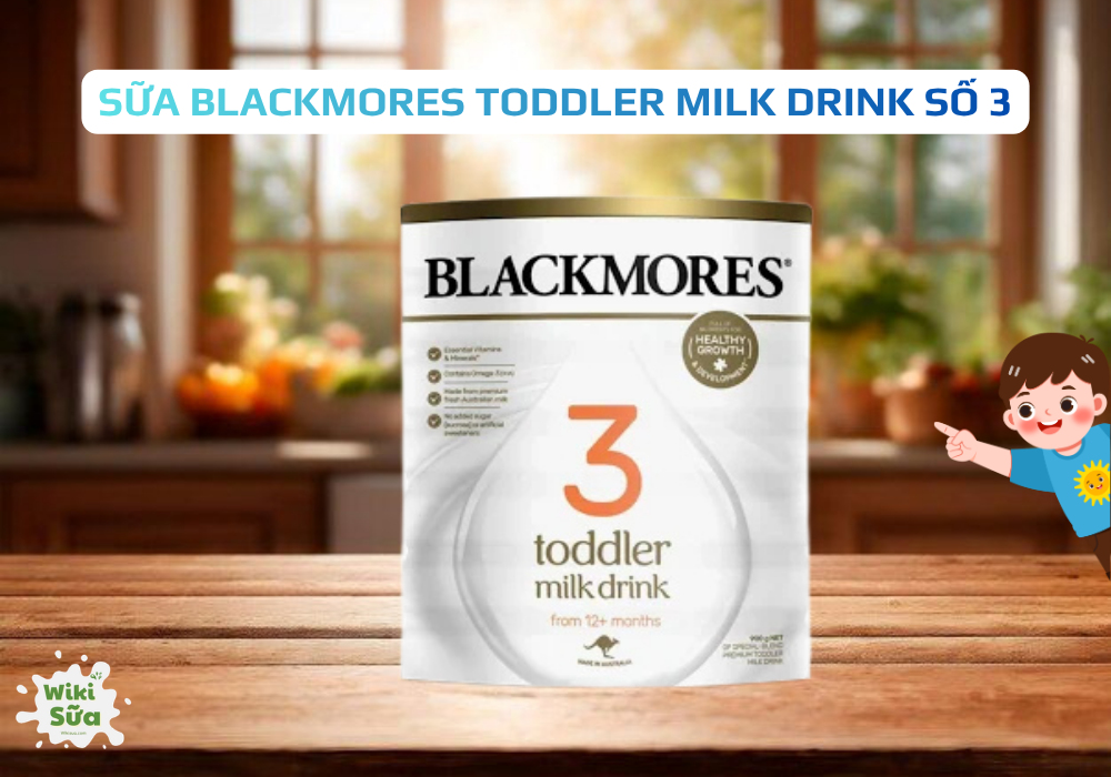 Sữa Blackmores số 3 – chất béo INFAT giúp trẻ 5 tuổi tiêu hóa tốt và tăng cân ổn định. (Nguồn: Wiki Sữa)