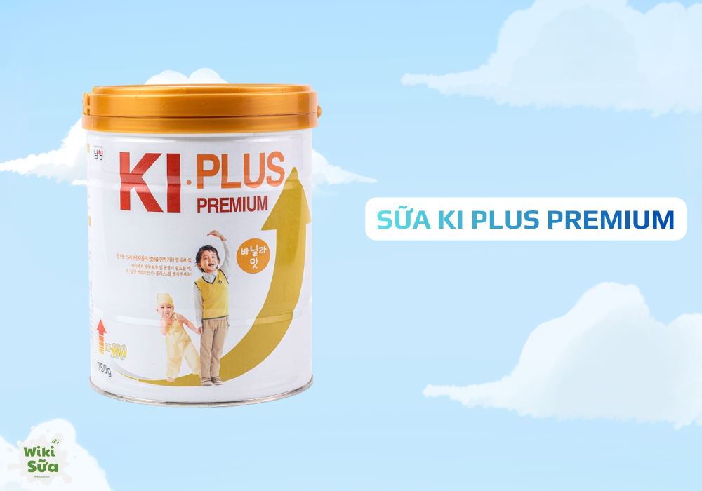 Sữa Ki Plus Premium – canxi tảo Chlorella cùng GP-C và DHA hỗ trợ tăng chiều cao và phát triển trí não 