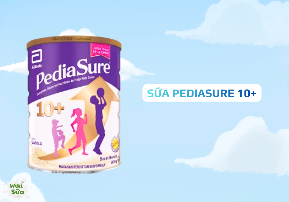 Sữa PediaSure 10+ – bổ sung canxi, D3, K2 cùng protein và prebiotics hỗ trợ tăng trưởng và đề kháng cho tuổi dậy thì 