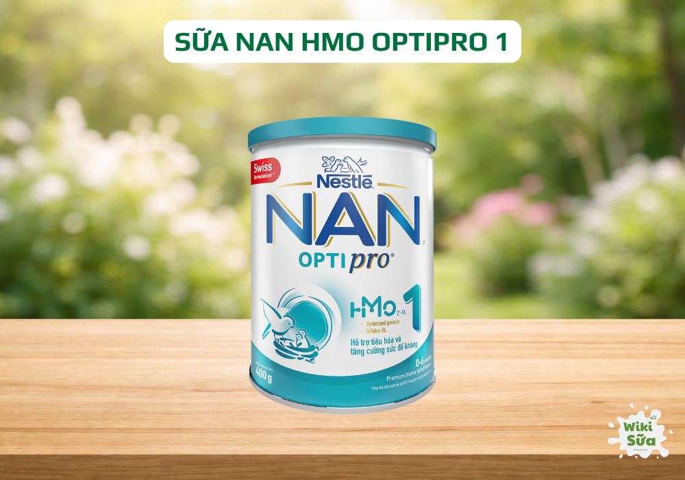 Sữa NAN HMO Optipro 1 bổ sung HMO giúp cân bằng hệ vi sinh đường ruột
