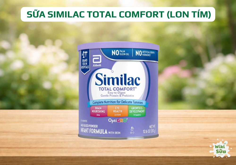 Sữa Similac Total Comfort (lon tím) giúp giảm áp lực tiêu hóa và hấp thu tốt hơn