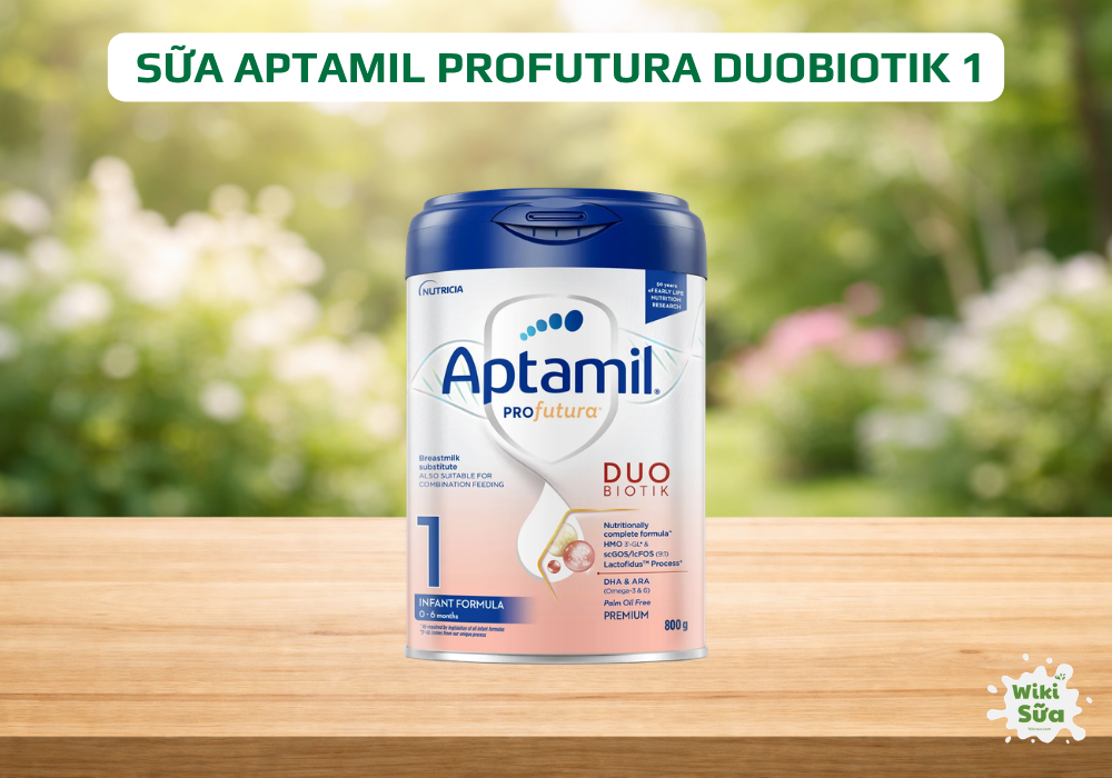 Sữa Aptamil Profutura Duobiotik 1 hỗ trợ hệ vi sinh đường ruột và tiêu hóa khỏe