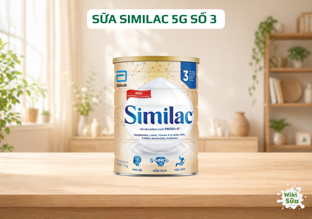 Sữa Similac 5G số 3 cho trẻ từ 1-2 tuổi 