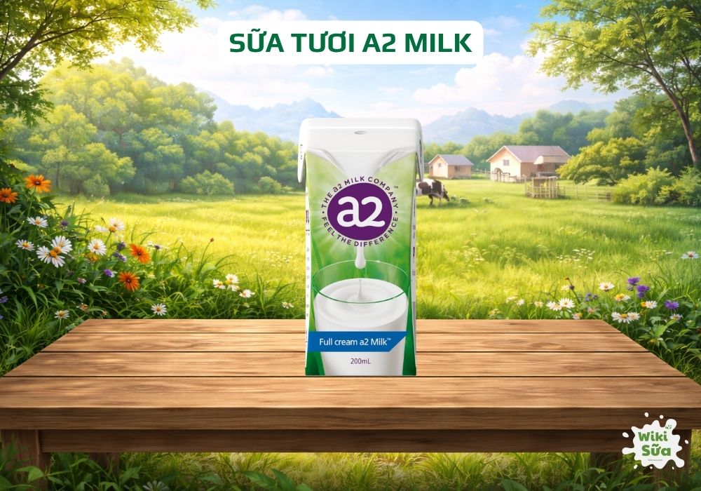 A2 Milk sữa tươi dễ tiêu hóa, phù hợp cho hệ tiêu hóa nhạy cảm