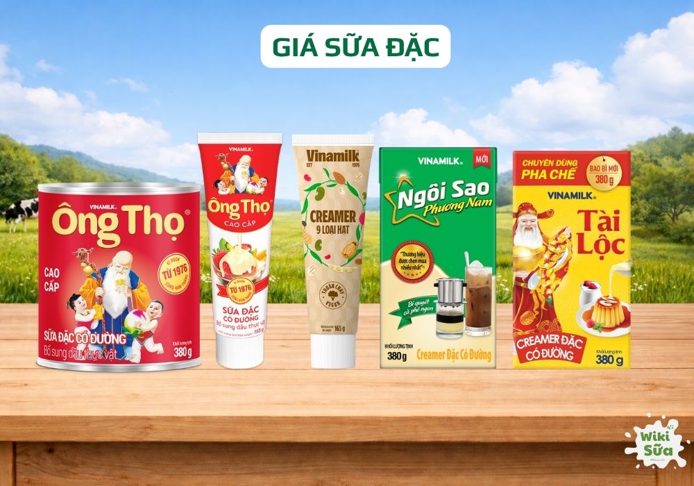giá sữa đặc vinamilk