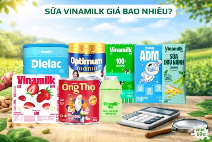 sữa vinamilk giá bao nhiêu