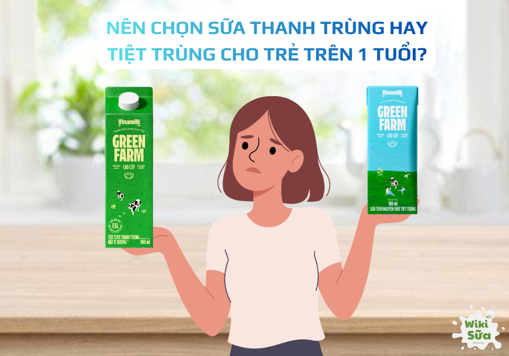 Lựa chọn loại sữa tươi Vinamilk phù hợp cho trẻ trên 1 tuổi ( Nguồn: Wiki Sữa)