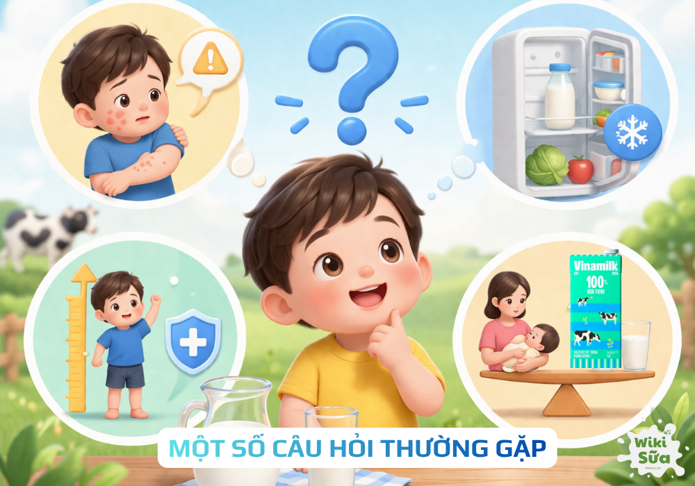 Một số câu hỏi thường gặp về sữa tươi Vinamilk