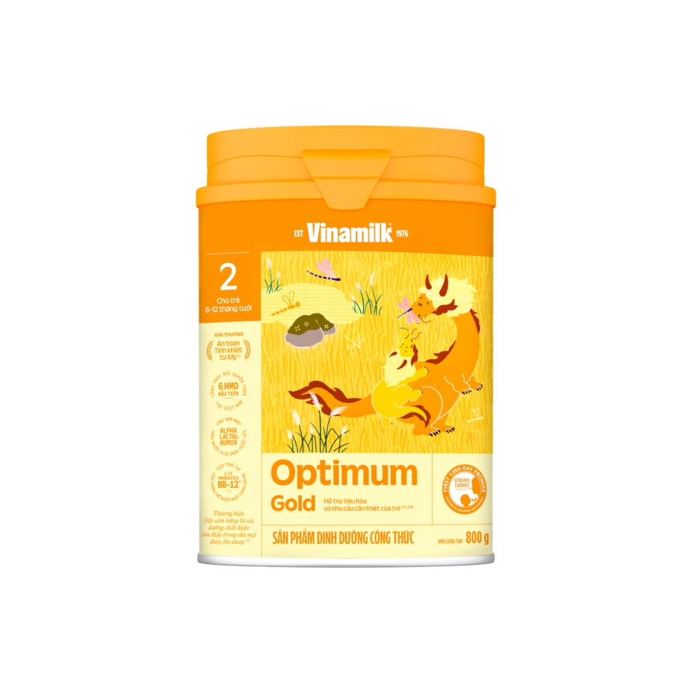 Optimum Gold 2 lon 800g (6-12 tháng)
