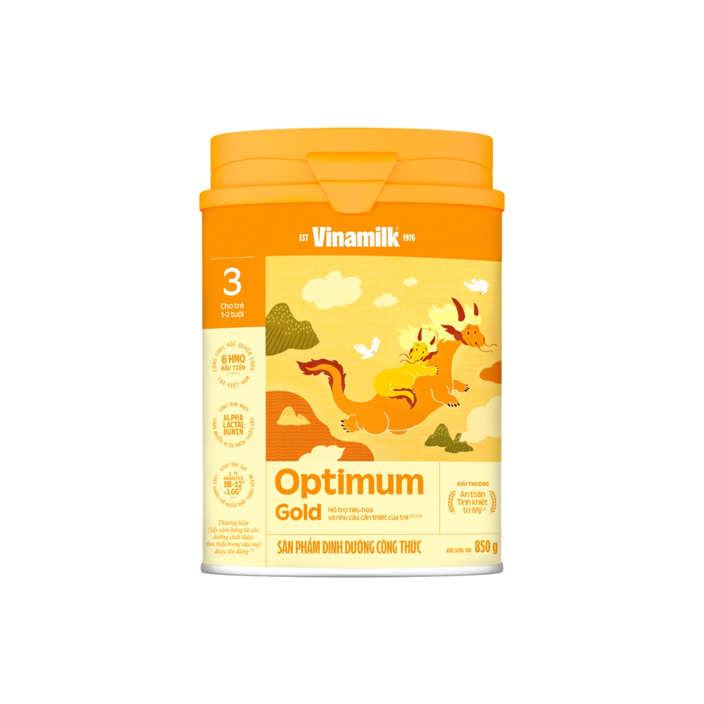 Optimum Gold 3 lon 850g (dành cho bé 1-2 tuổi)