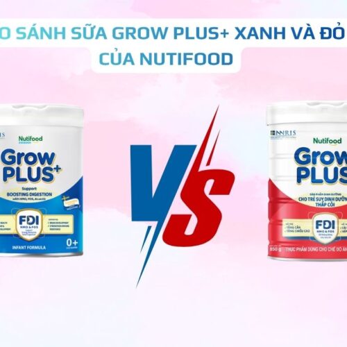 So sánh sữa GrowPLUS+ xanh và đỏ của Nutifood: Loại nào tốt nhất?