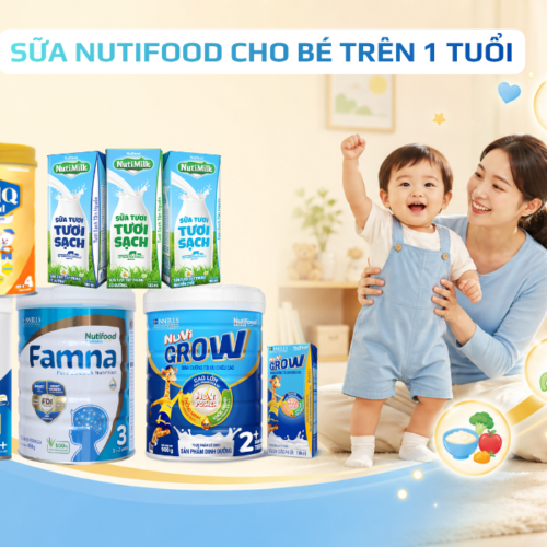 Sữa Nutifood cho bé trên 1 tuổi có tốt không? Có tăng cân không?