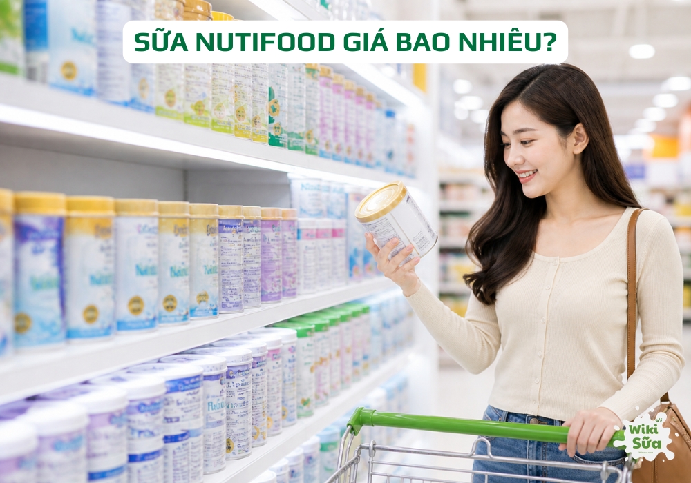 sữa nutifood giá bao nhiêu