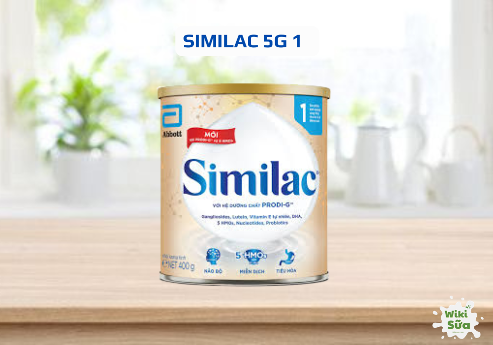 Similac 5G số 1 - cung cấp dinh dưỡng cân đối, giúp bé phát triển ổn định và duy trì hệ tiêu hóa khỏe mạnh. 