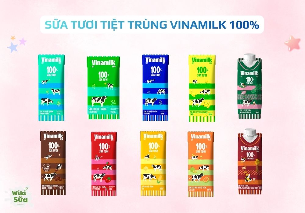 Sữa tươi tiệt trùng Vinamilk 100% 